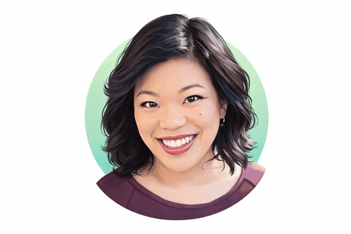 Animated carousel of bespoke participant cartoon portraits - personalised feedback for every participant