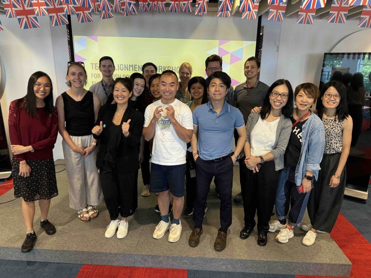 Full team photo after facilitation workshop