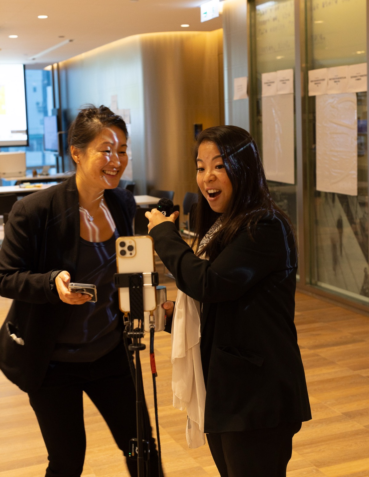 Heidi and Katie facilitating together